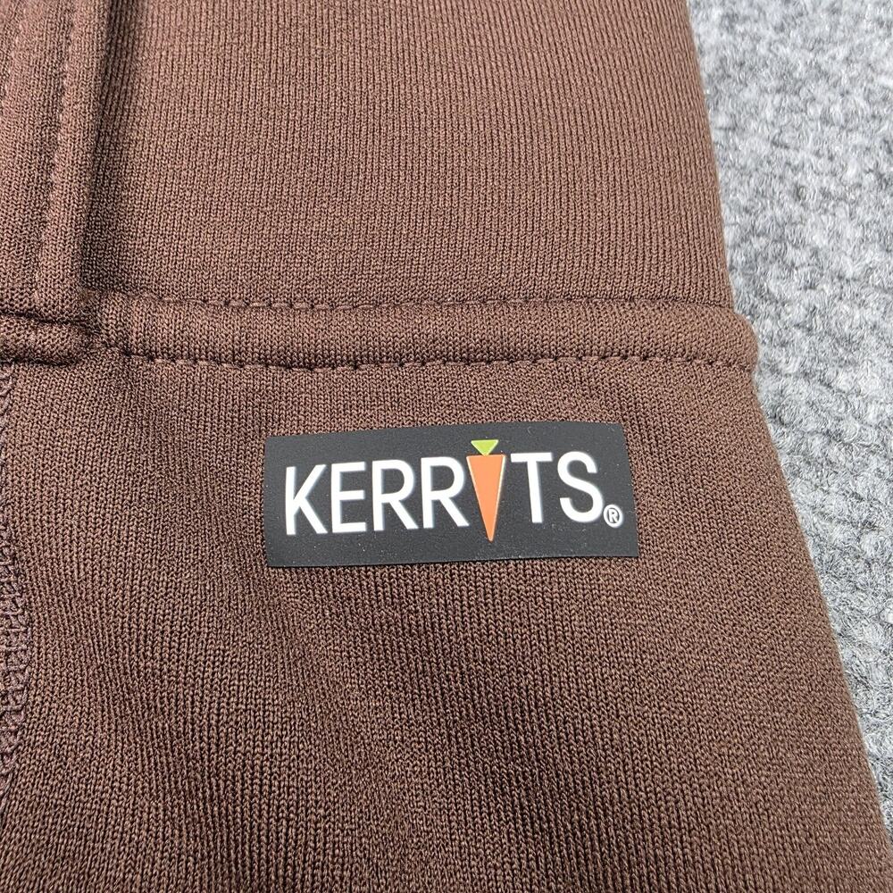 Kerrits Pants Womens Large Brown Fleece Riding Leggings Knee Grip Zip Pocket - Picture 11 of 16